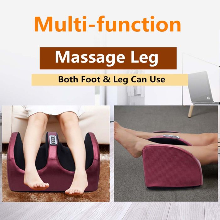 جهاز مساج القدمين والساقين المطور - مدلك كهربائي للقدم ، جهاز تدليك الساق