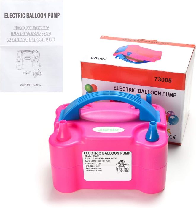منفاخ البالونات الكهربائي - منفاخ بالون أفضل مضخات هواء البالونات مضخة 3