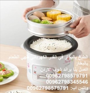 طناجر الرز طباخ الارز الكهربائي 3 لتر 500 وات الطهي بالبخار .. طهى صحى اكل 2