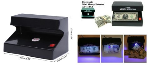 أجهزة فحص النقود | سعر جهاز كشف العملات المزورة بالأشعة فوق البنفسجية 6