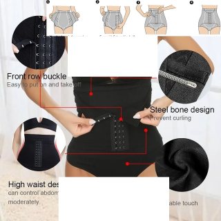 مشد شورت : مشدات نسائية - شورت داخلي للتحكم في البطن الارداف Sexy High-Waist 3