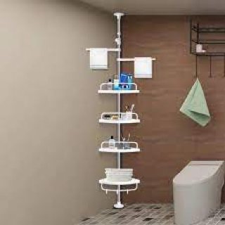 ملحقات الحمام - رف زاوية للحمام قابل للتكبير ستاند تنظيم ادوات الحمام 1