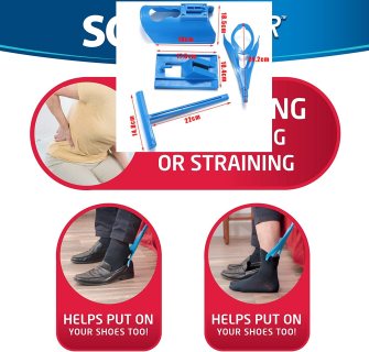 أدوات المساعدة في ارتداء الملابس Sock Slider - مساعد لبس الجوارب لكبار السن 3