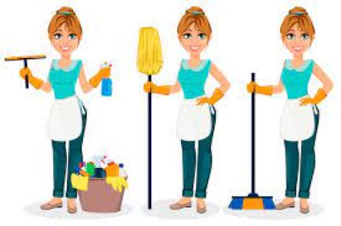 يتوفر لدينا خادمات منازل للتنظيف والترتيب