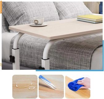 طاولة طبية قابلة للتعديل طاولة سرير طاولات اكل للمرضى . Over Bed Table