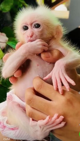 Cute Little Female Capuchin