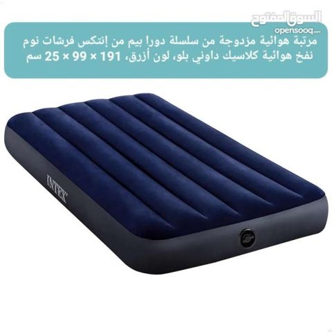 فرشة نفخ مفردفرشة  انتكس قابلة للطي  ( فرشة سرير هوائية قابلة  2