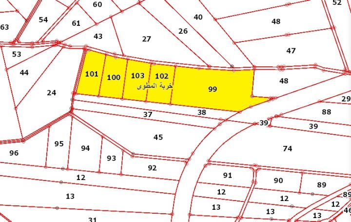 قطع أراضي مميزة للبيع على طريق المفرق-جرش 5