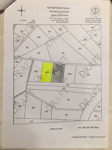 قطع أراضي مميزة للبيع على طريق المفرق-جرش 7