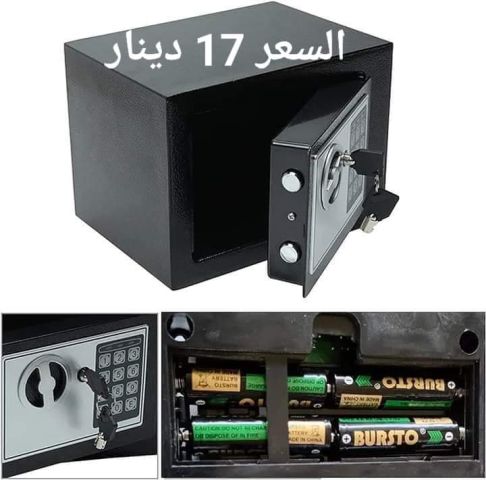 قاصات حديدية ديجتال ارقام سرية ومفاتيح خزنة  حجم صغير حفظ الاوراق 2