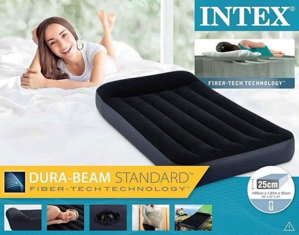 سرير المتنقل القابل للنفخ من ماركة إنتكس (INTEX) الحجم مفرد وربع  2