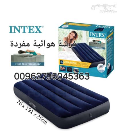 سرير المتنقل القابل للنفخ من ماركة إنتكس (INTEX) الحجم مفرد وربع  3