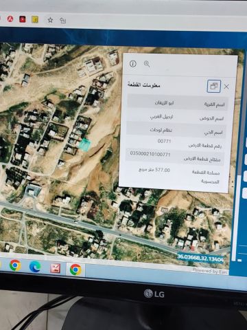 اراض للبيع الزرقاء شارع جرش مساحة 600م