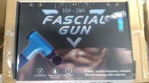 جهاز تدليك يستخدم في علاج الام الظهر و الرقبة والاكتاف وعلاج الطبيعي FASCIAL GUN
